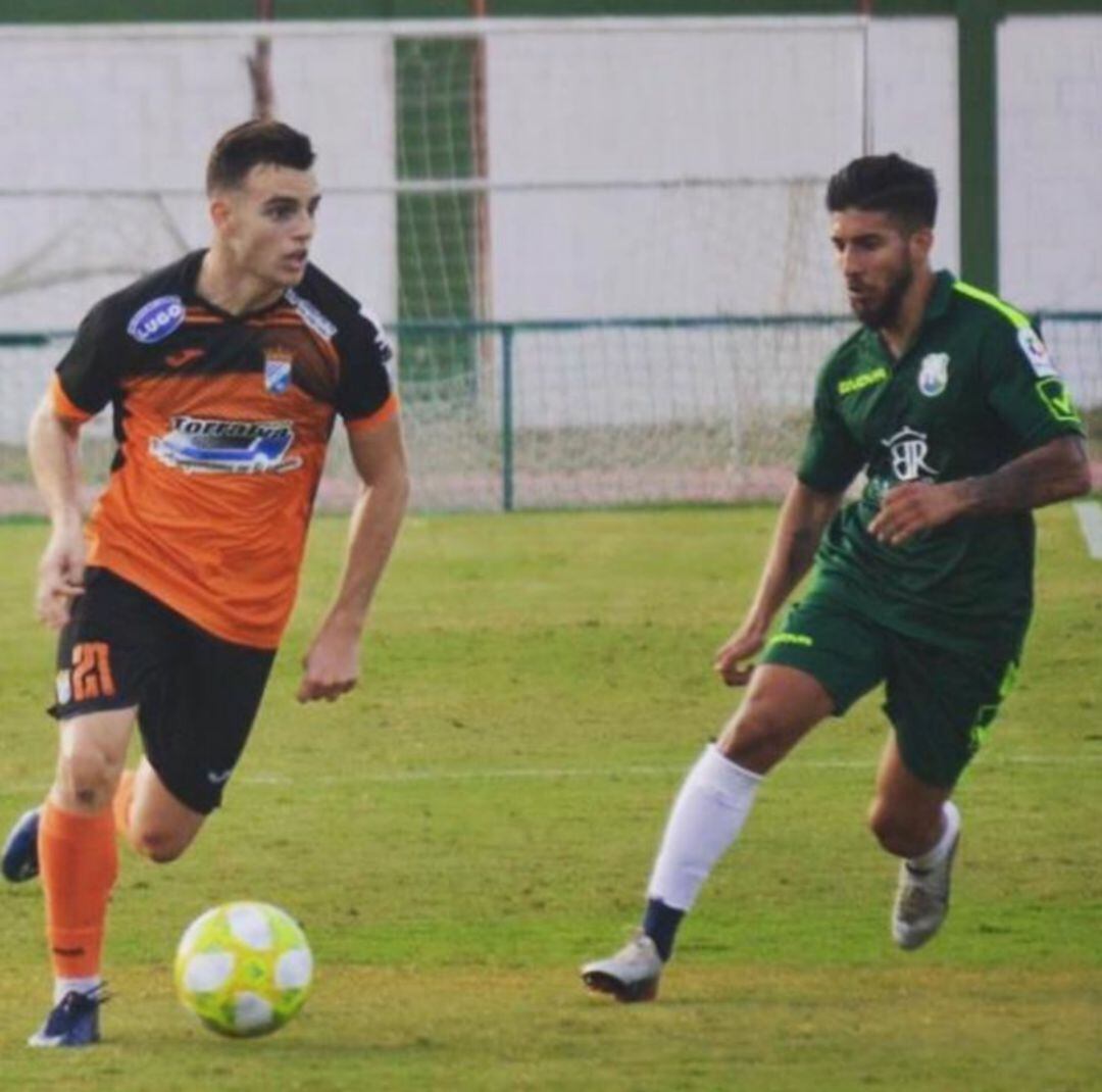 Alex Guti durante un partido con el Xerez CD 