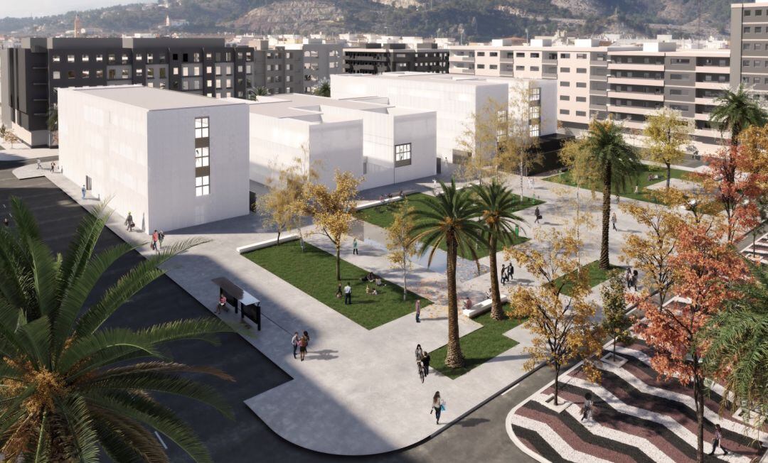 Proyecto del nuevo centro Roís de Corella en Gandia