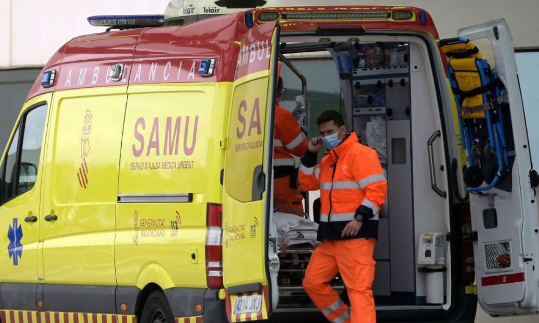 Imagen de archivo de una de las ambulancias del SAMU 