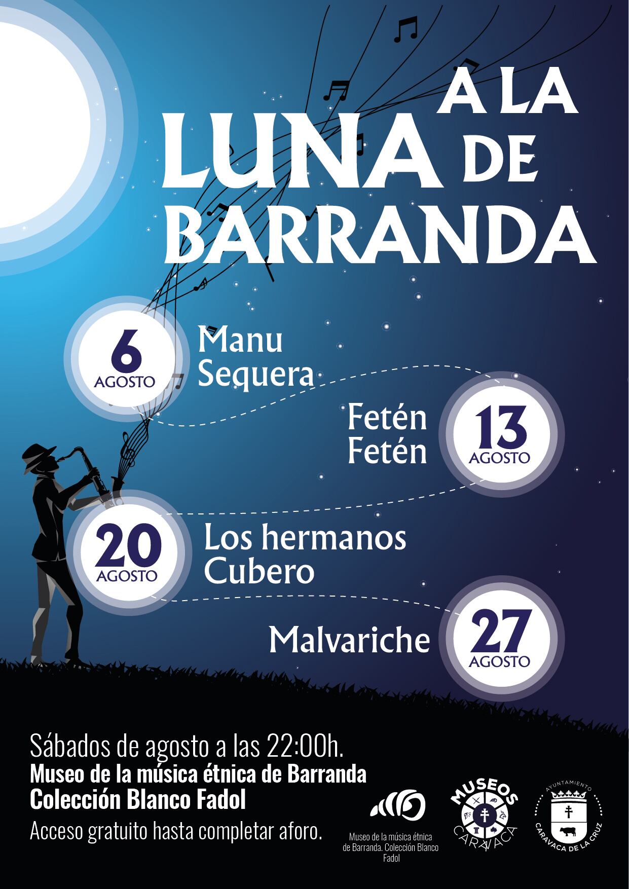 Cartel anunciador de &#039;A la Luna de Barranda&#039;