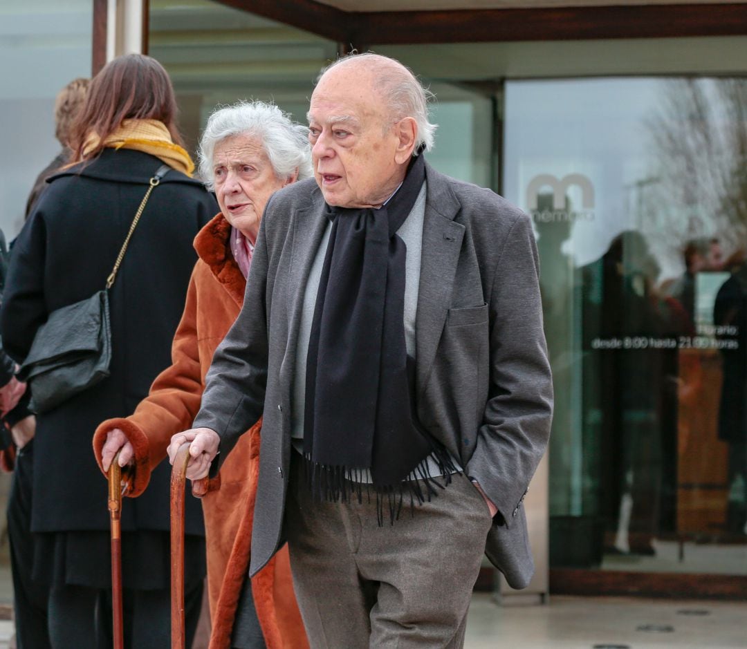 Jordi Pujol y su mujer Marta ferrusola en una foto de archivo de febrero de 2020