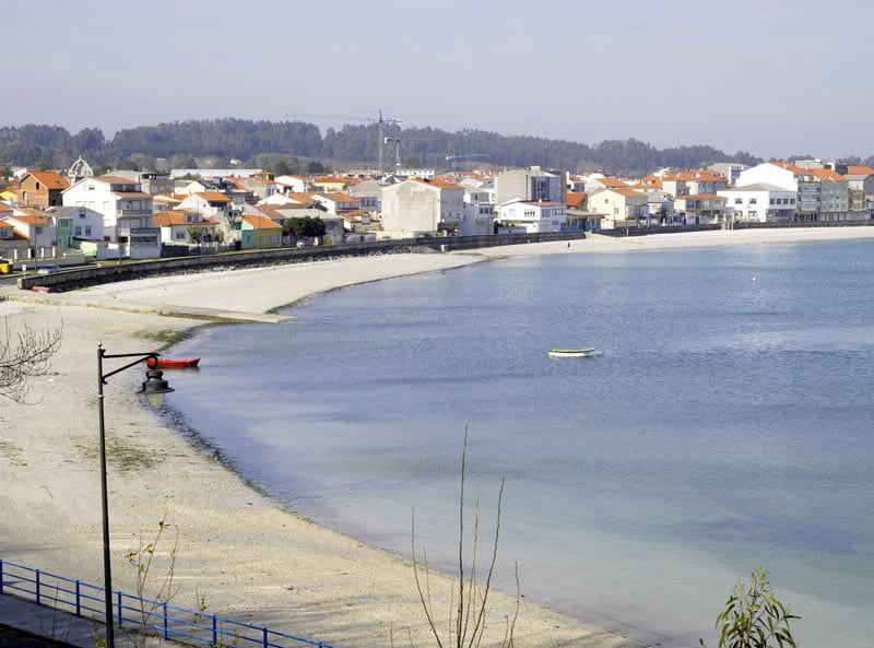 Playa del casco urbano de Ares (foto: Xunta de Galicia)