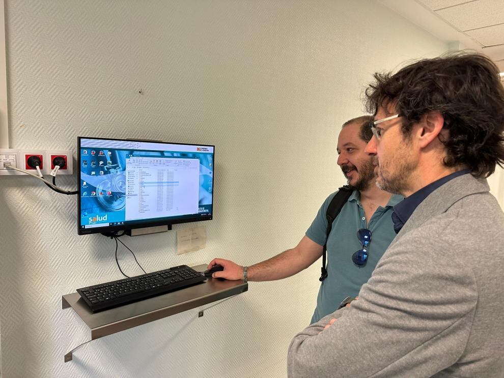 El sistema informático del triaje permite priorizar a los pacientes que requieren atención inmediata de aquellos que pueden esperar. Foto: DGA