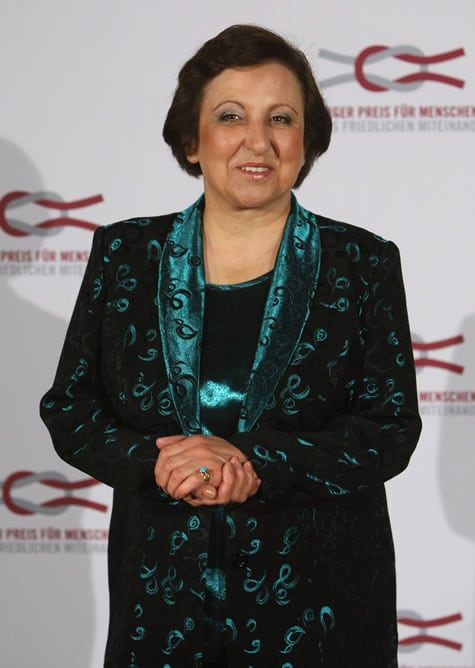 La abogada iraní y Premio Nobel de la Paz 2003 Shirin Ebadi.