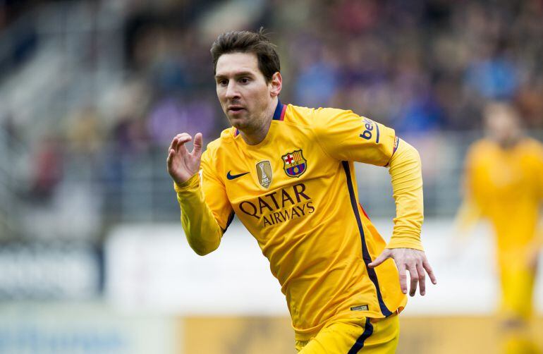 Messi durante el partido ante el Eibar.
