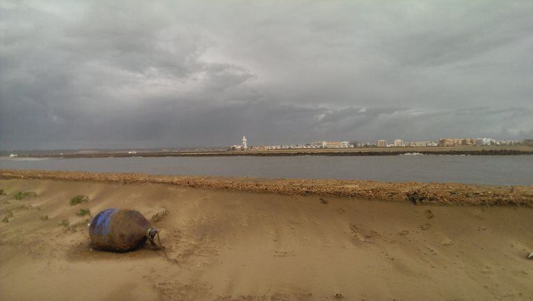 Vista de Isla Cristina desde Punta del Moral