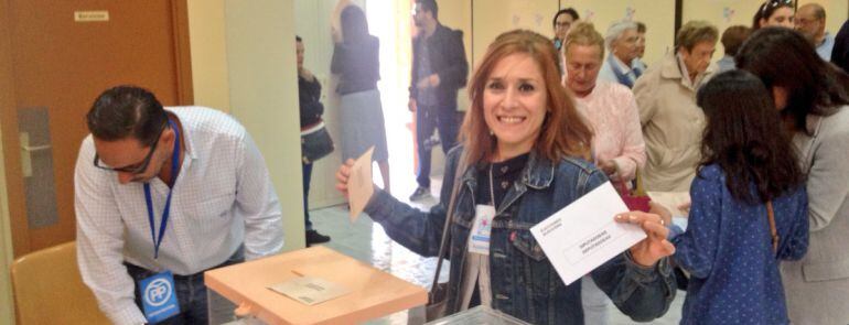 Isabel Risco vota