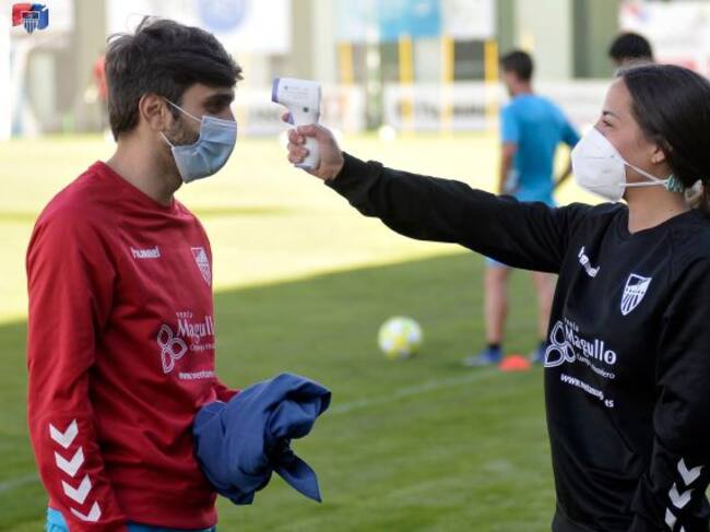 Los jugadores cumplieron un estricto protocolo sanitario