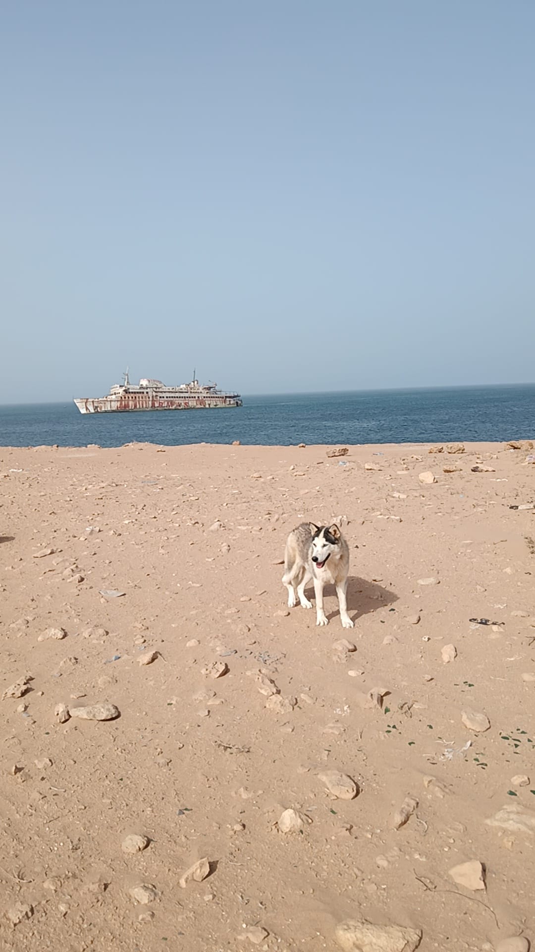 Barco Assalama en Tarfaya, Marruecos