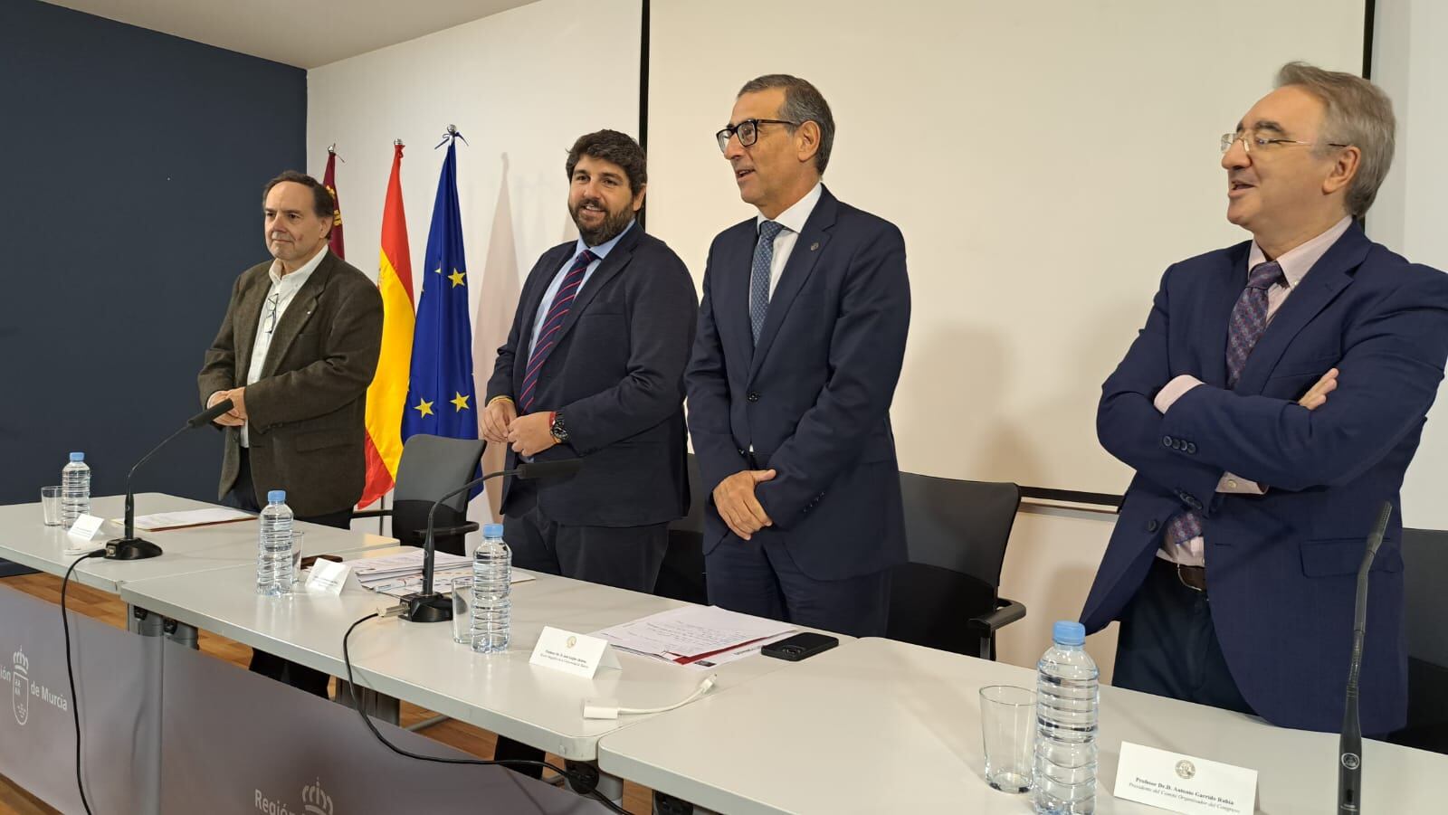 López Miras en la apertura del Congreso sobre los 40 años del Estatuto de Autonomía de la Región de Murcia