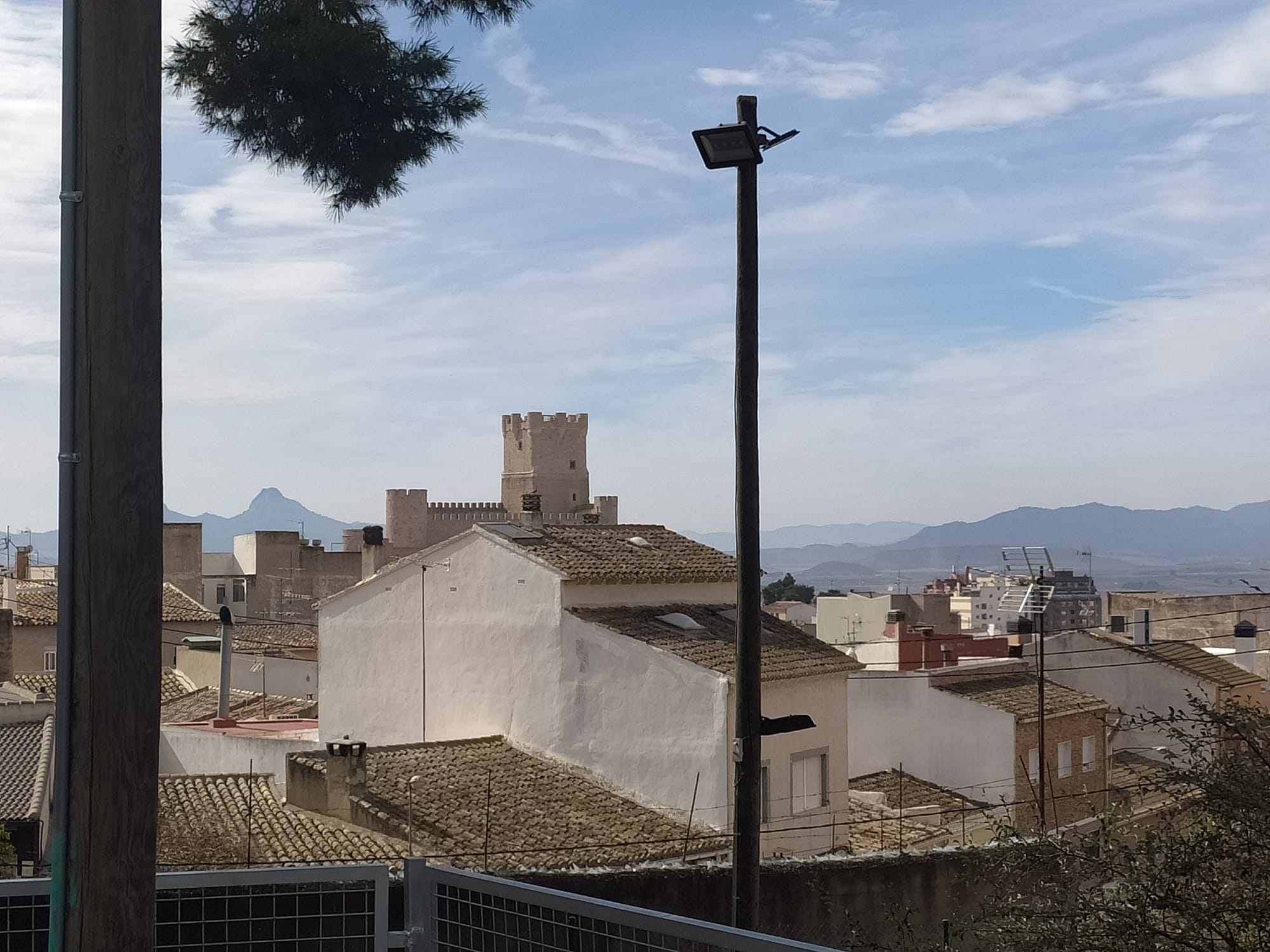 Imagen de Villena desde Las Cruces
