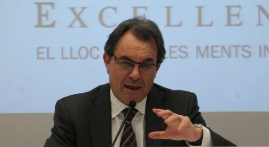 El President de la Generalitat, Artur Mas