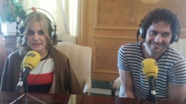 Alexandra Jiménez y Paco León, durante la entrevista