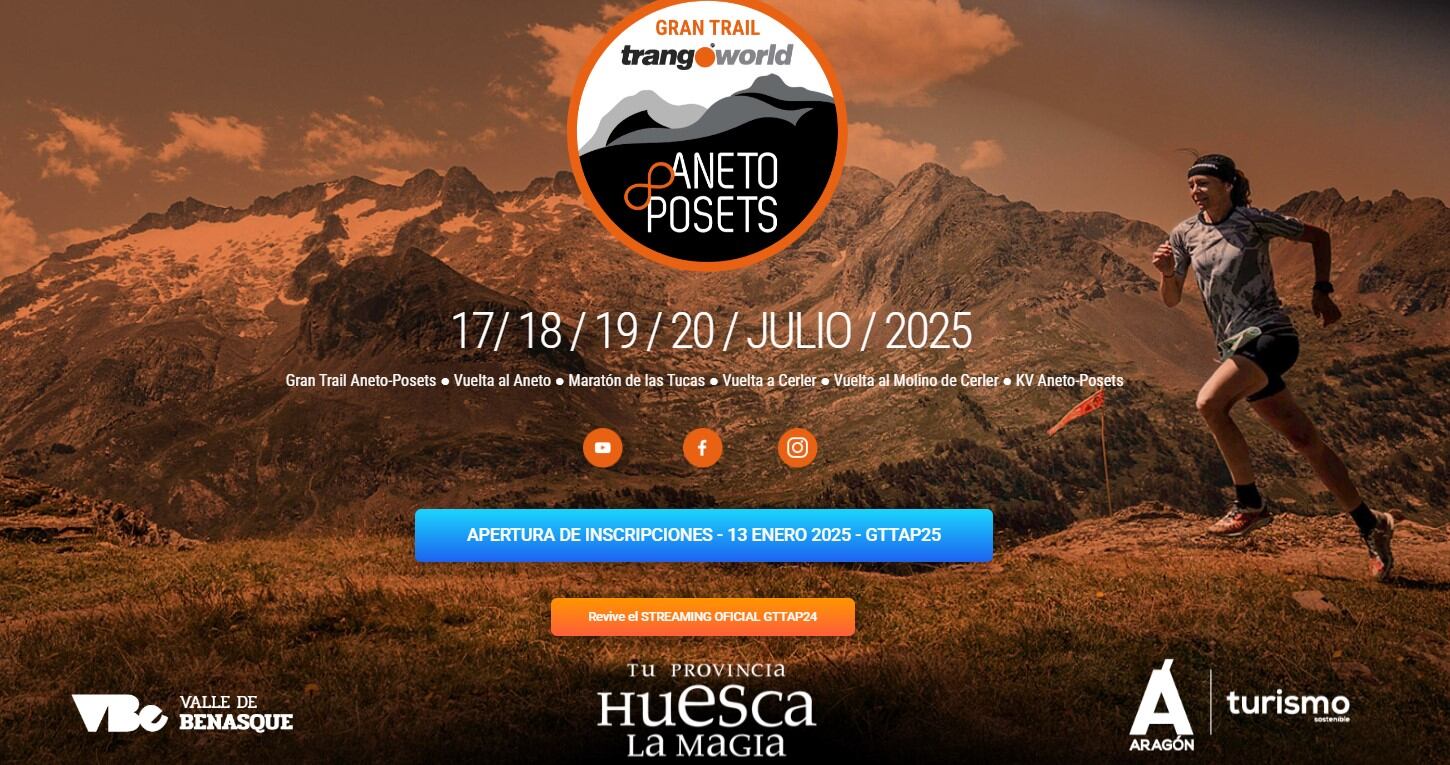 La Gran Trail Aneto Posets se celebrará en el mes de julio