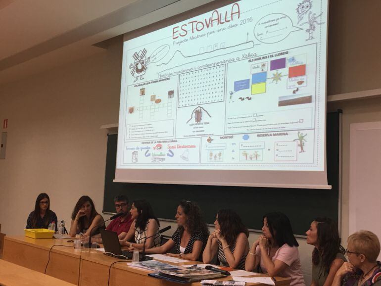 Participación del colegio Vicente Tena de Xàbia en una jornada celebrada en la Facultad de Magisterio.