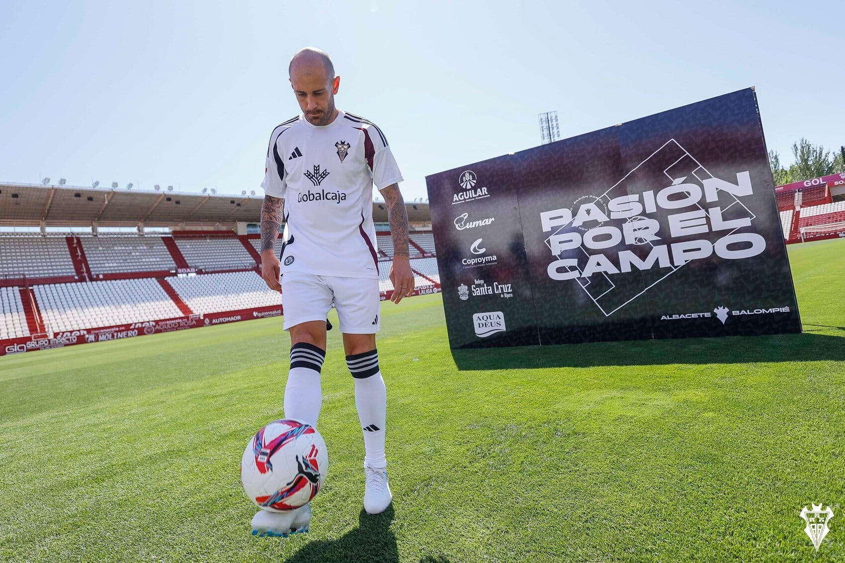 Jon García, este viernes en el Carlos Belmonte (foto: Albacete Balompié)