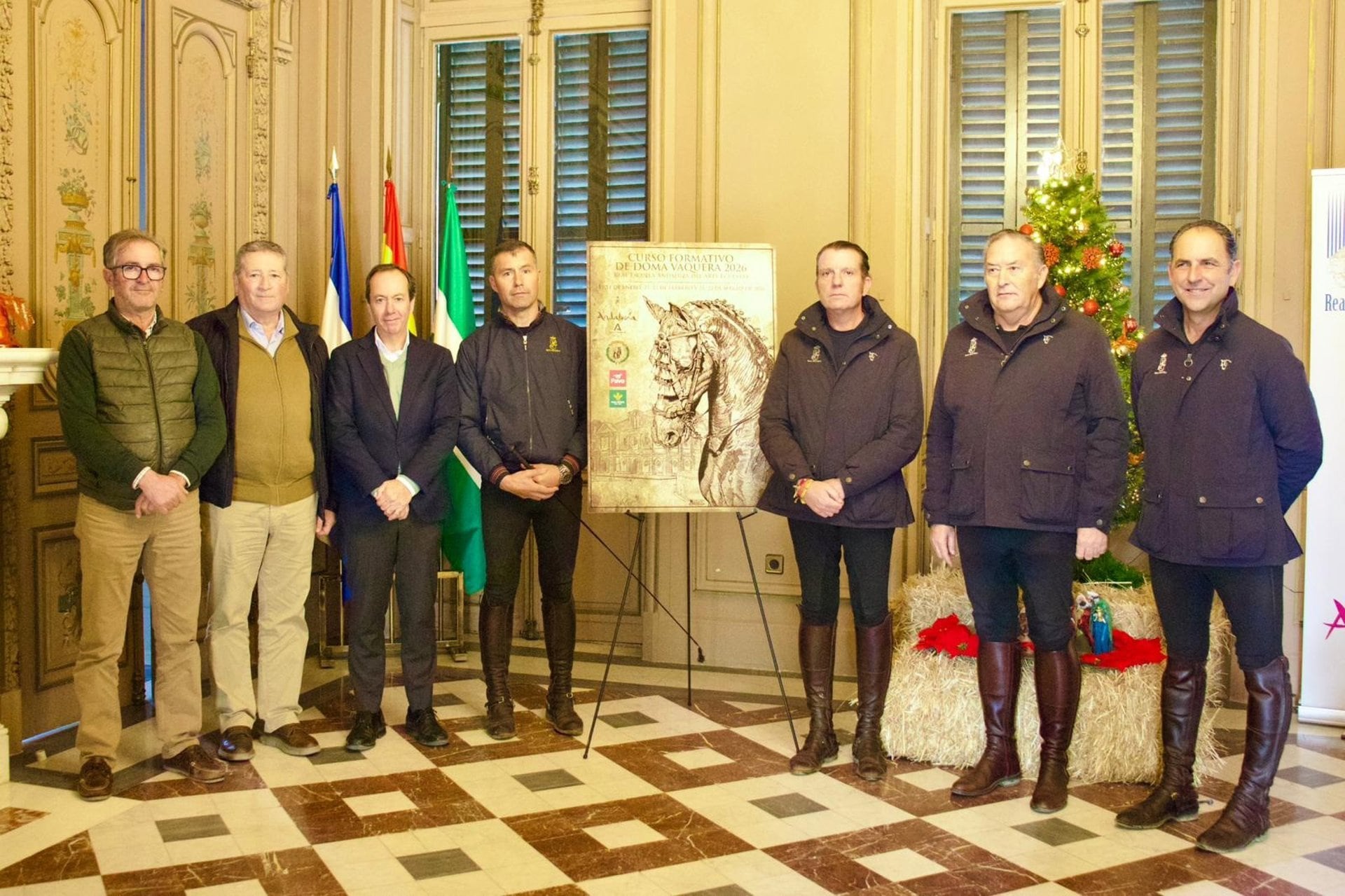 Presentación del nuevo curso formativo de doma vaquera de la Real Escuela de Arte Ecuestre