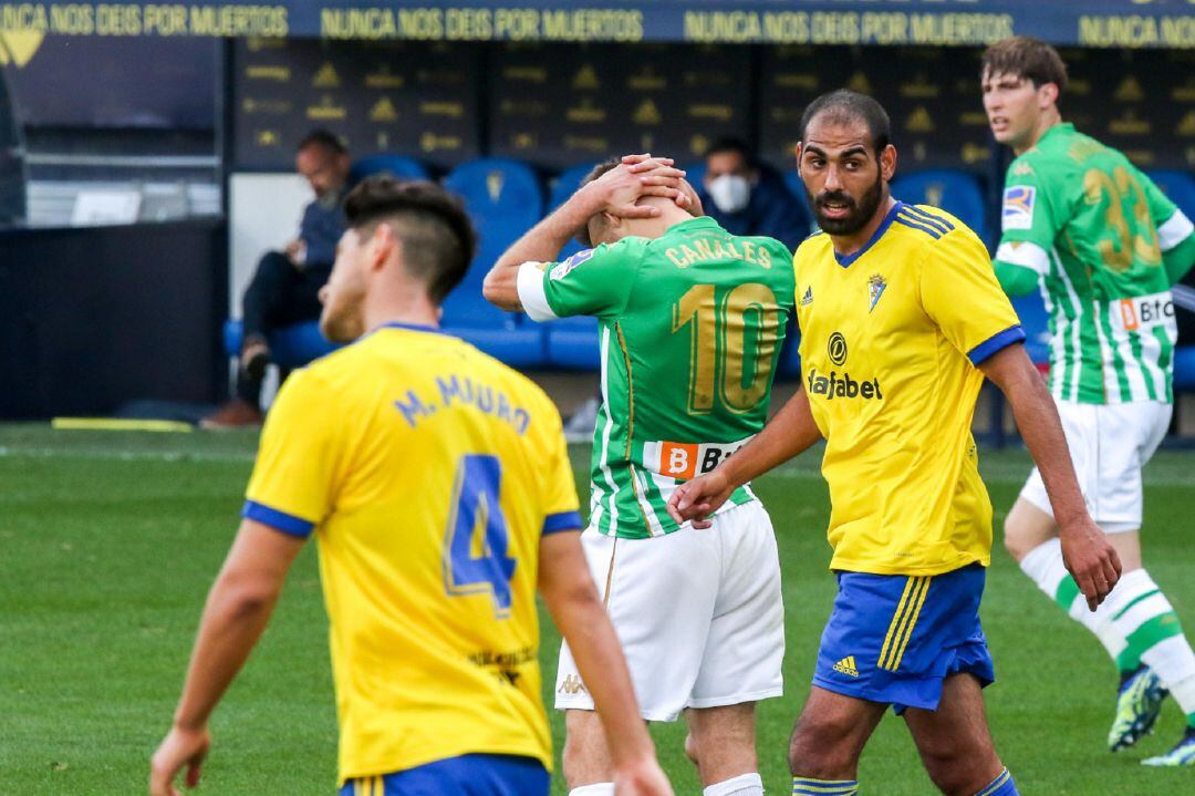 Fali durante el partido ante el Betis