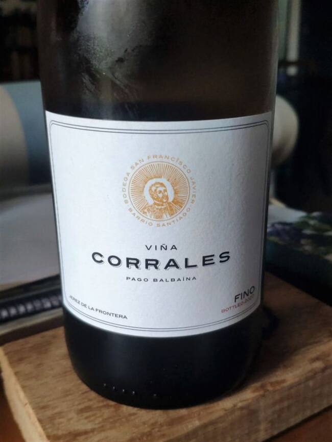 Detalle de la etiqueta de Viña Corrales