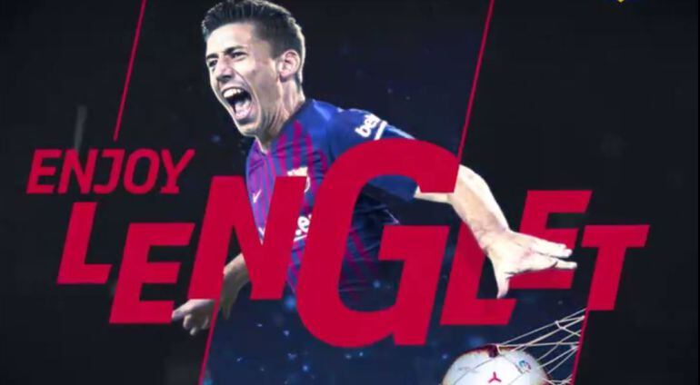 El francés Lenglet, nuevo jugador del Barcelona.