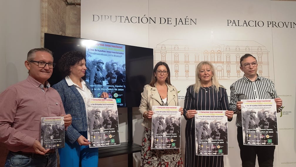 Presentación del I Congreso Internacional sobre la Guerra Civil española y las Brigadas Internacionales.