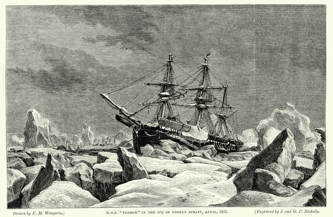 ilustracion del HMS Terror