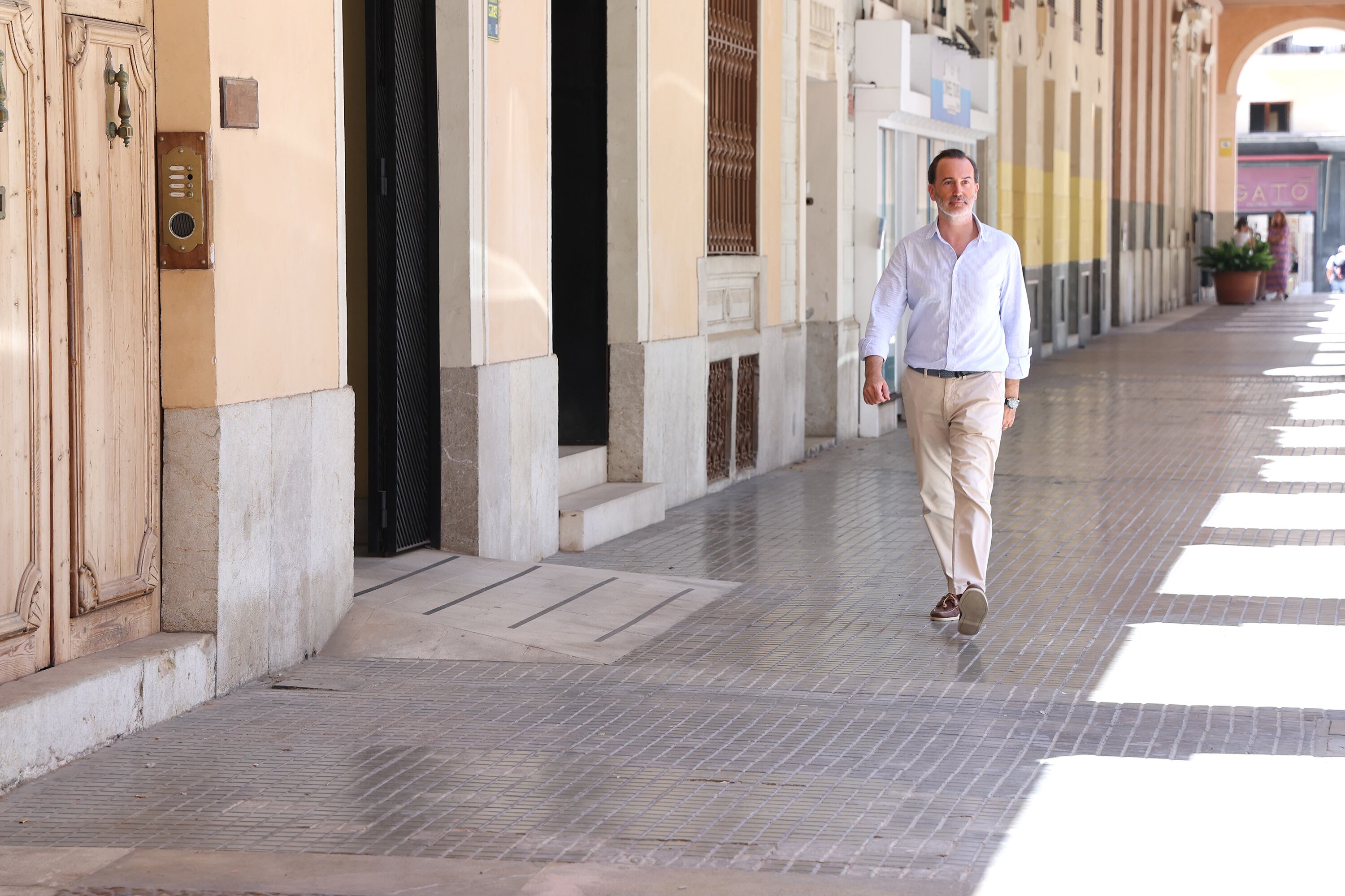 Imagen de archivo de Gabriel Le Senne llegando al Parlament
