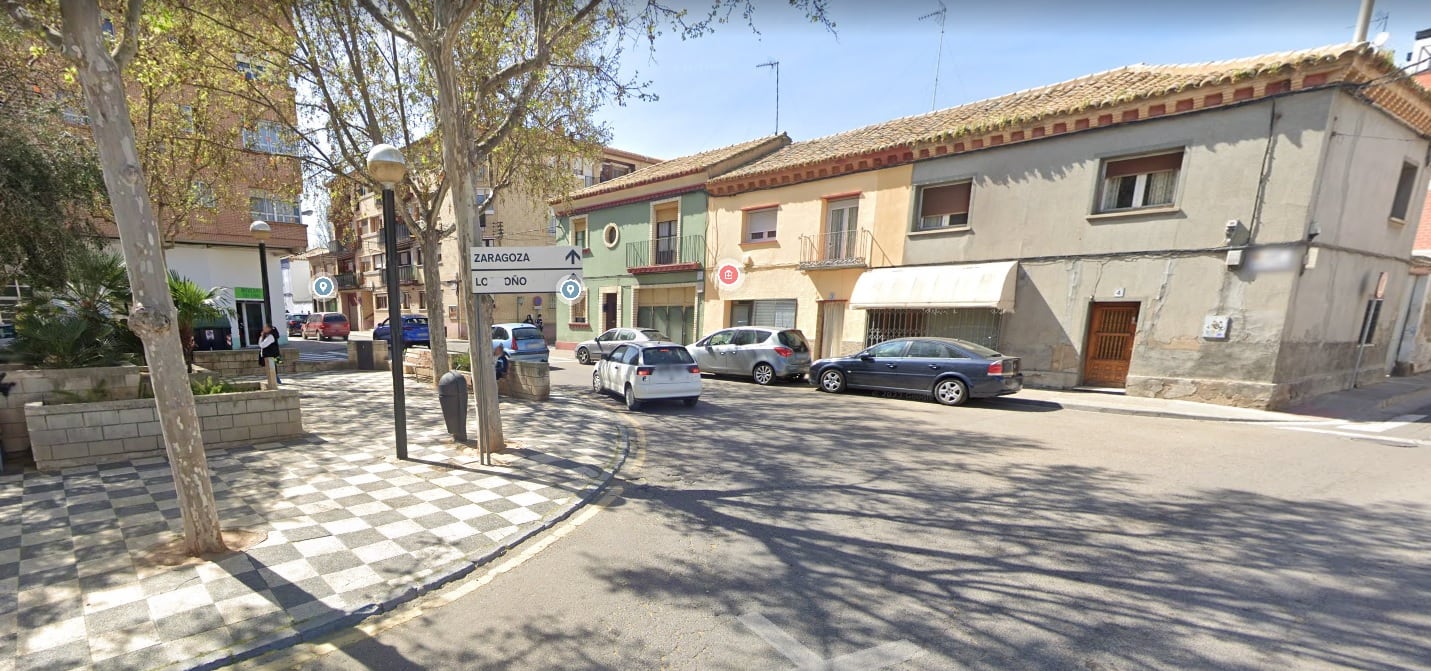 Plaza Ramón y Cajal de Casetas (Zaragoza)