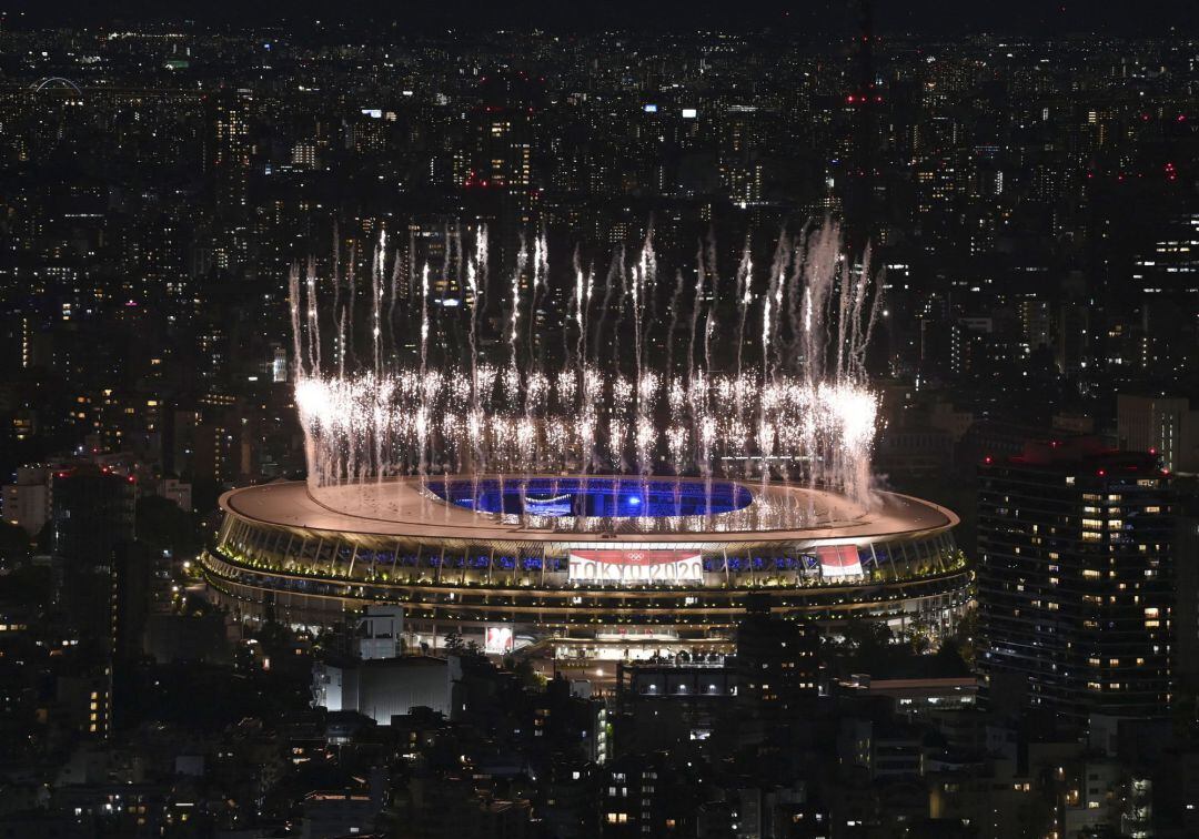 Ceremonia de clausura de los Juegos Olímpicos de Tokio 2020.