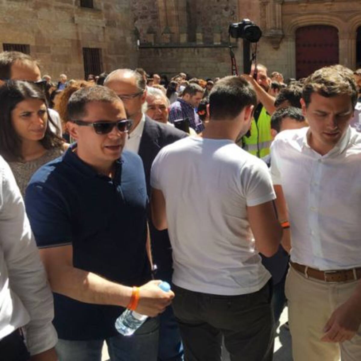 Albert Rivera en Salamanca, el día después del debate a 4