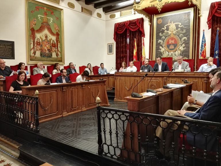 Imagen del pleno de esta mañana