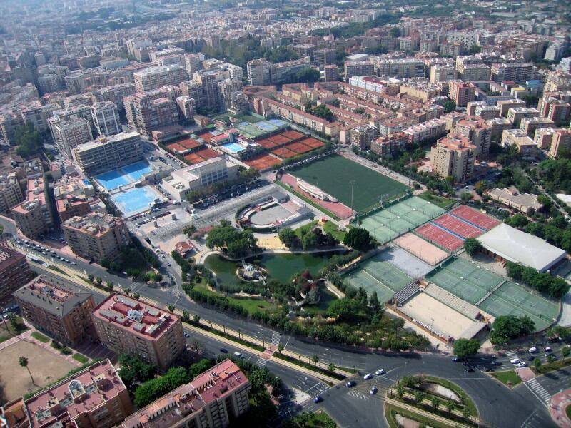 Vista aérea del José Barnés de Murcia