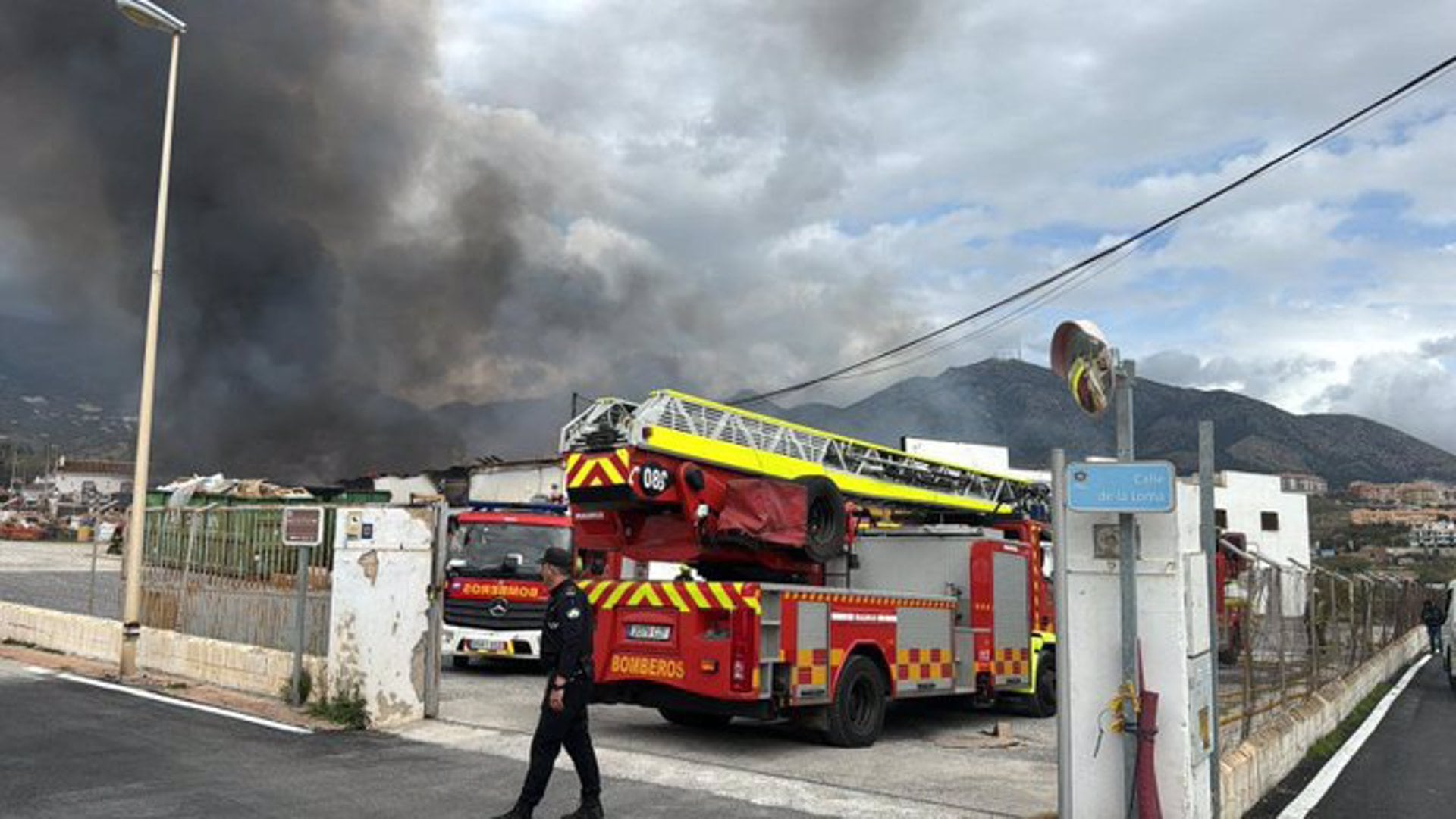 Incendio de la nave