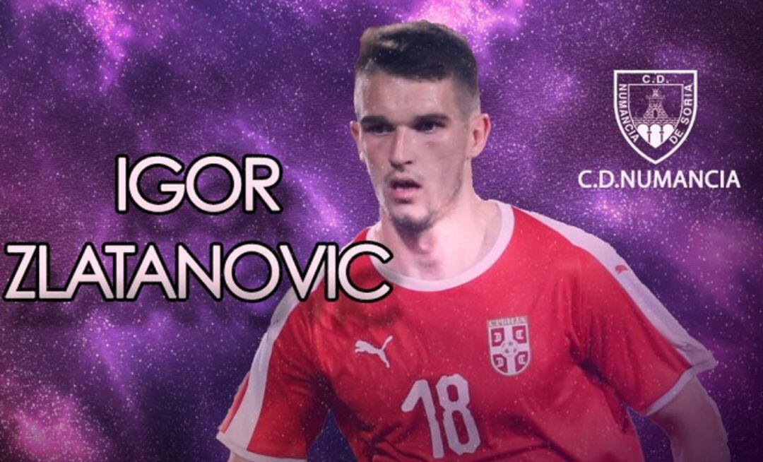 Zlatanovic, nuevo delantero rojillo, cedido por el Mallorca.