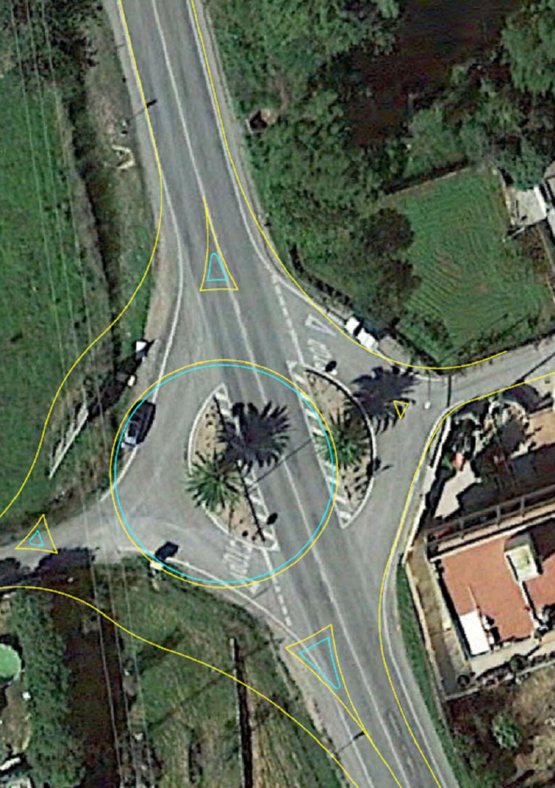 Plano de la zona donde se ejecutarán las obras