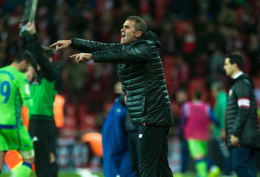 Gaizka Garitano, durante el Athletic-Betis - FOTO: Athletic Club