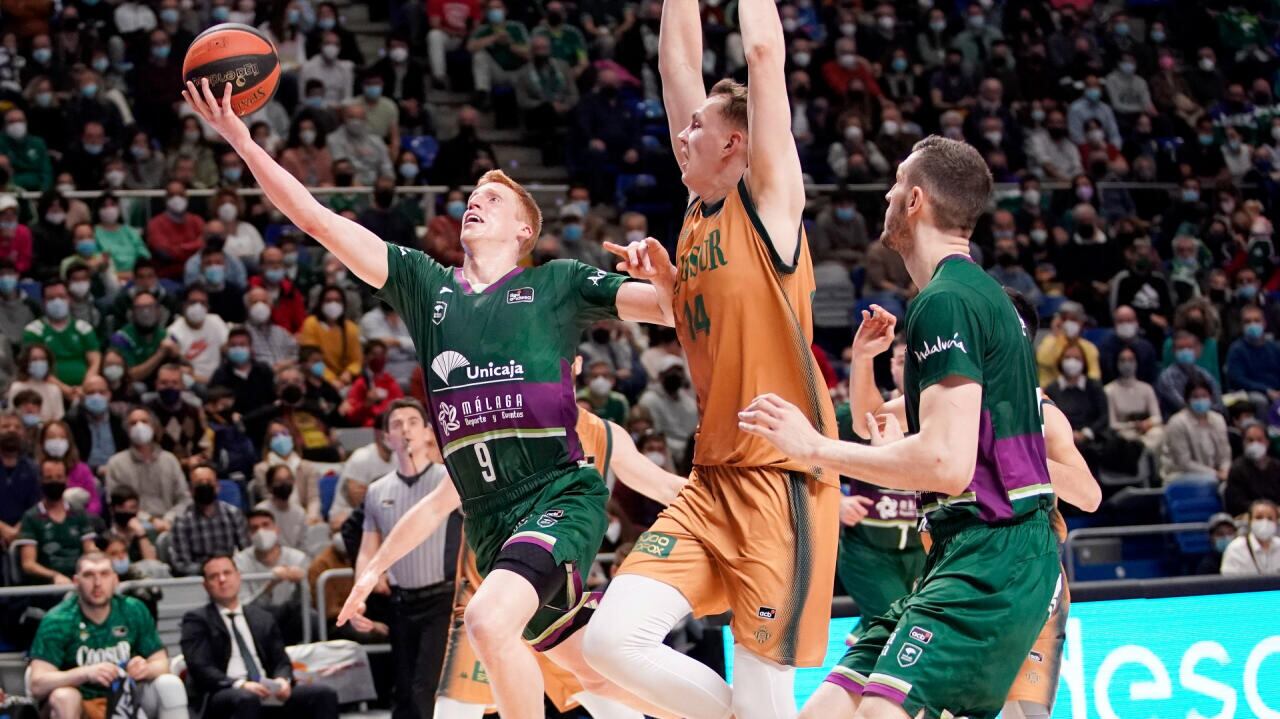 El Unicaja en el partido ante el Betis