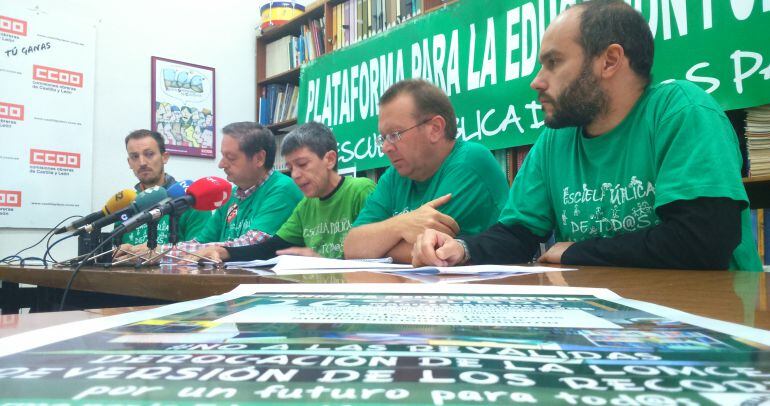 La Plataforma por la Educación Pública presenta la movilización del 26 de octubre