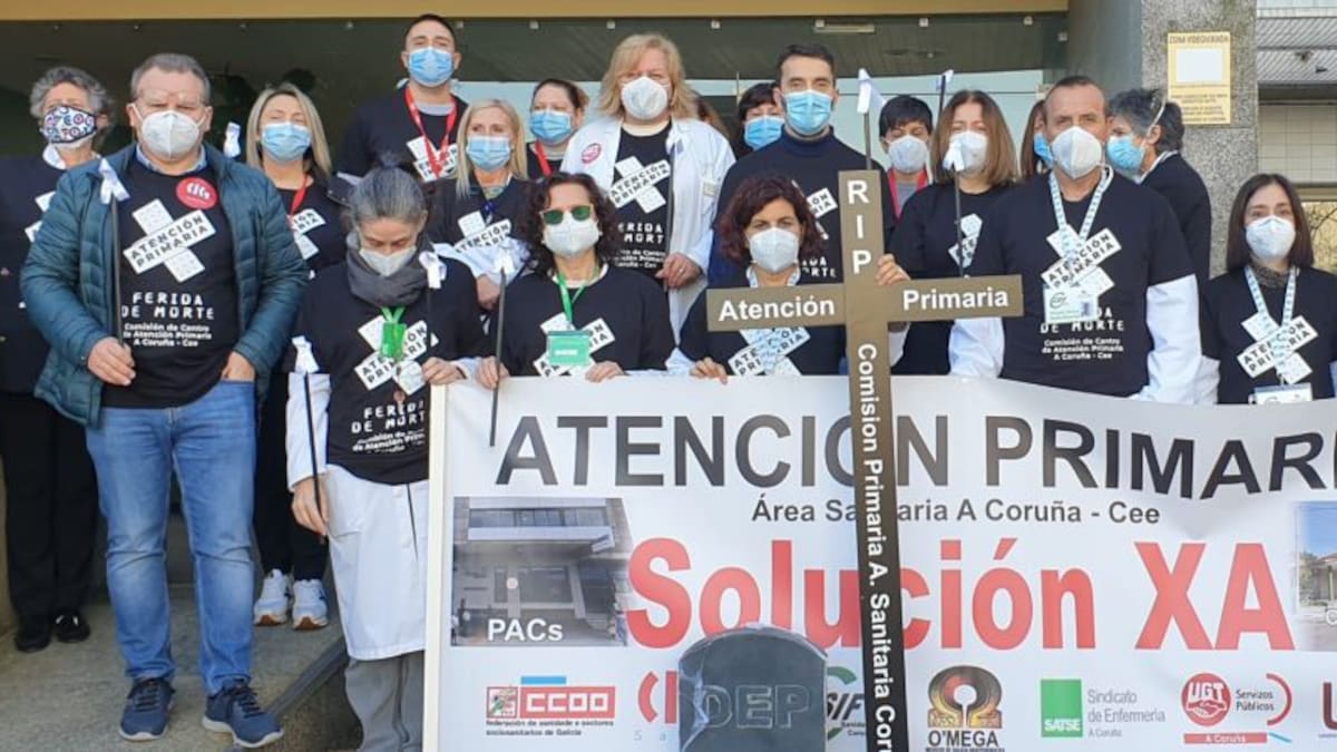 Protesta silenciosa en demanda de más recursos para la atención primaria