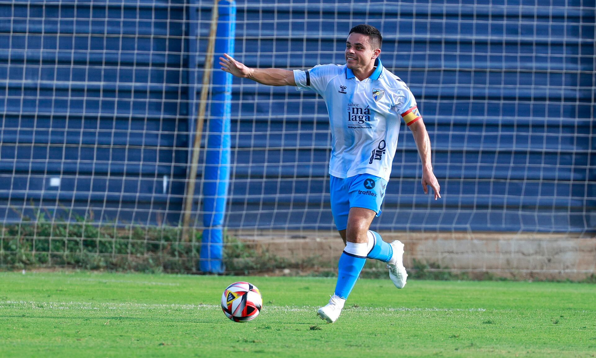 Sangalli, durante un partido de pretemporada