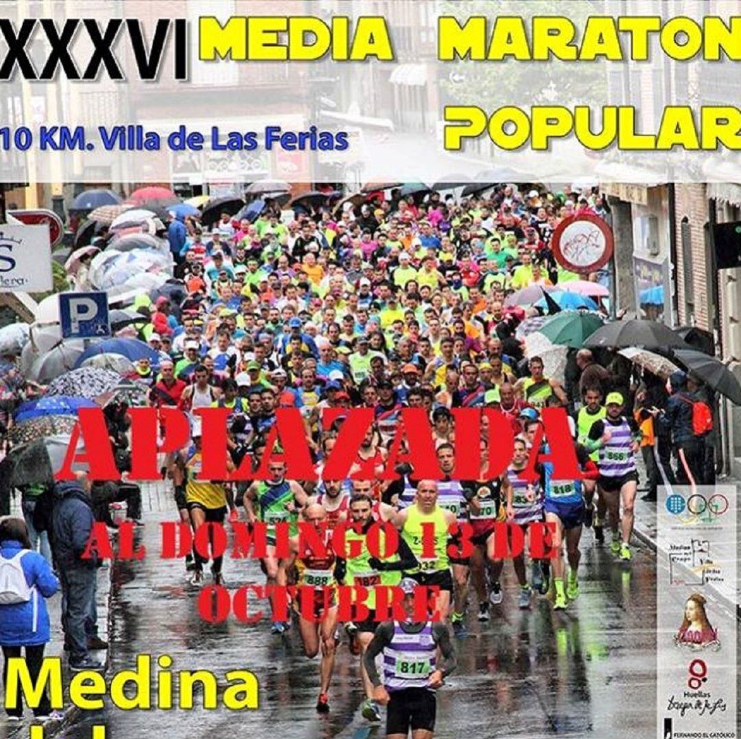 La cita con la media maratón de Medina del Campo se retrasa hasta el 13 de octubre