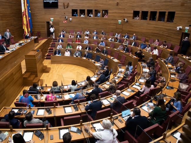 Imagen de archivo de una sesión de les Corts