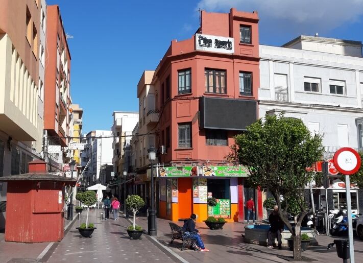 Calle Comercial en La Línea