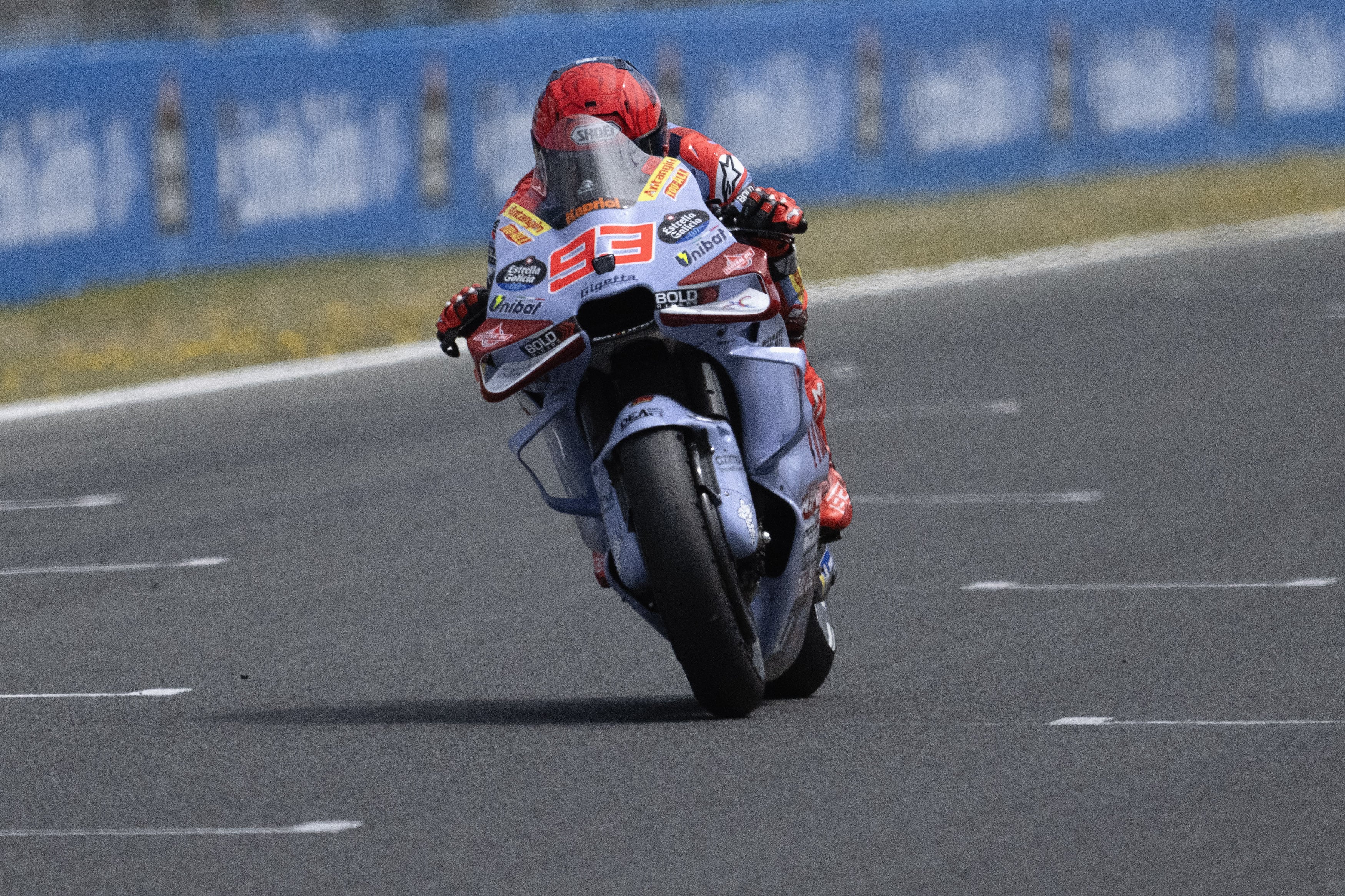 Marc Márquez, en el circuito de Jerez Ángel Nieto