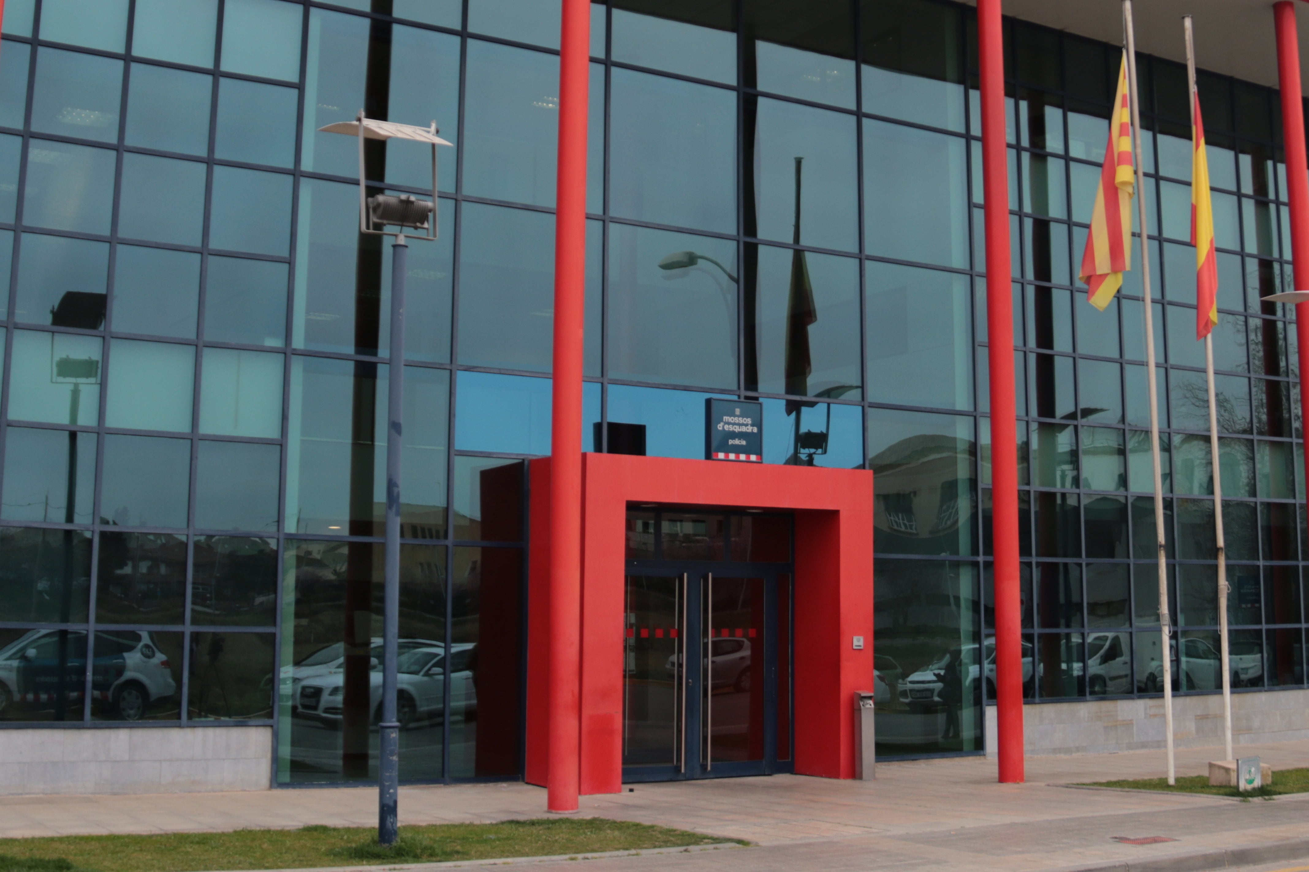 Imatge de l&#039;exterior de la comissaria dels Mossos d&#039;Esquadra de Lleida. Foto: ACN