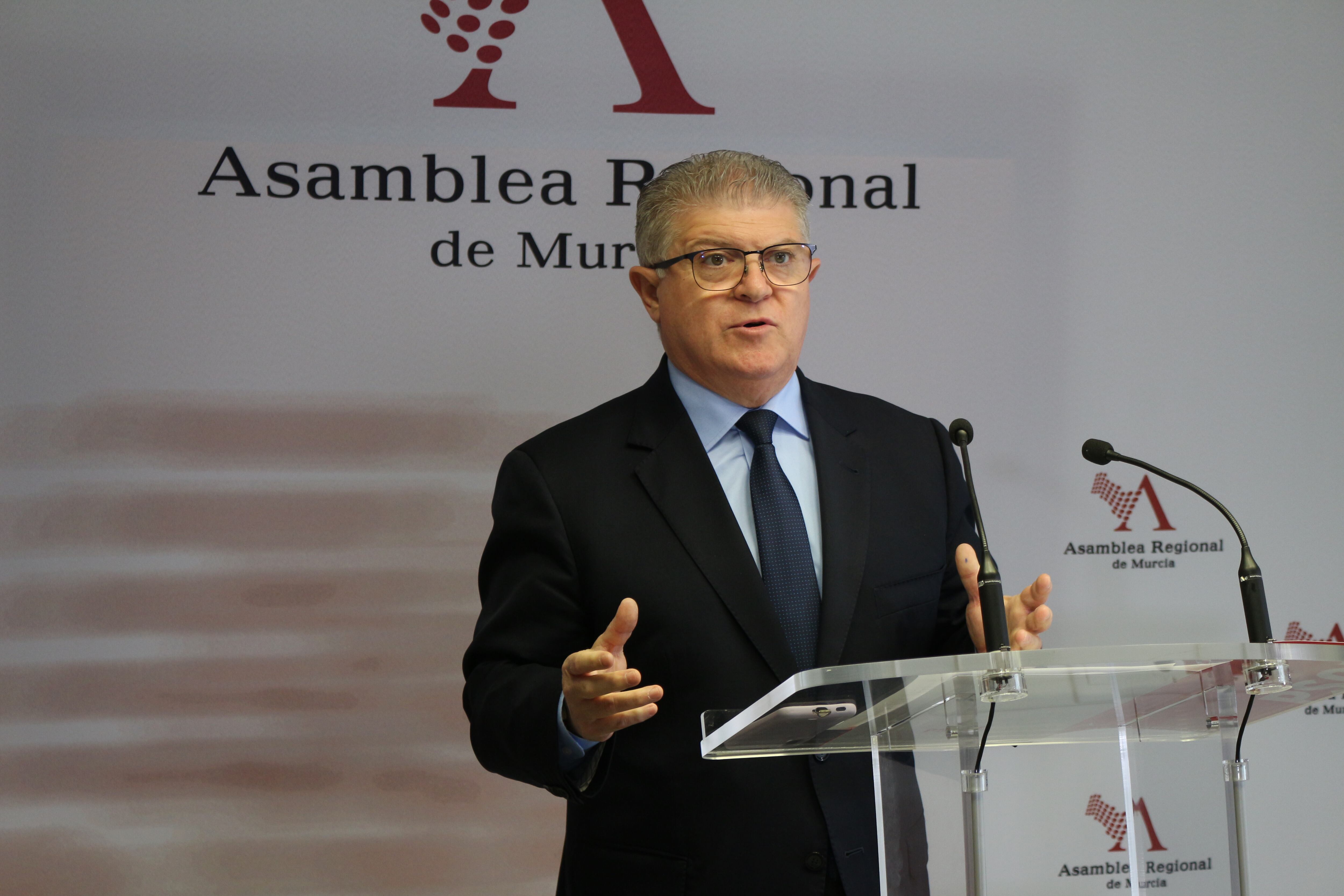 Pepe Vélez, portavoz del Grupo Parlamentario Socialista en la Asamblea Regional de Murcia