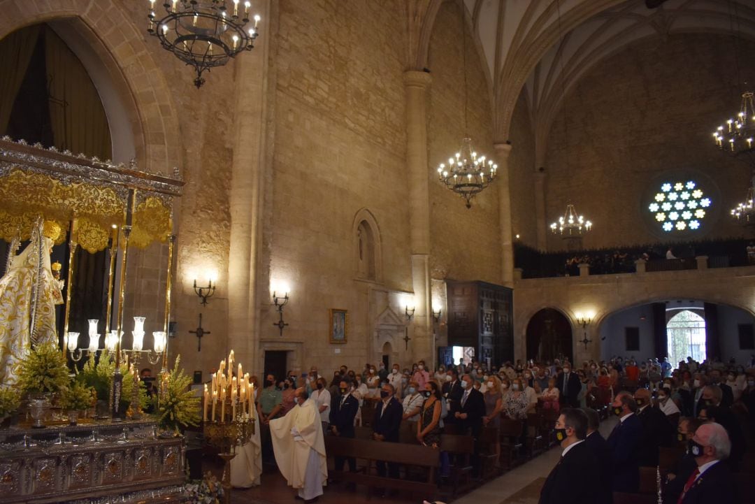 Celebración de la misa de la Octava de la Virgen, este domingo coincidiendo con el final de la feria de Ciudad Real