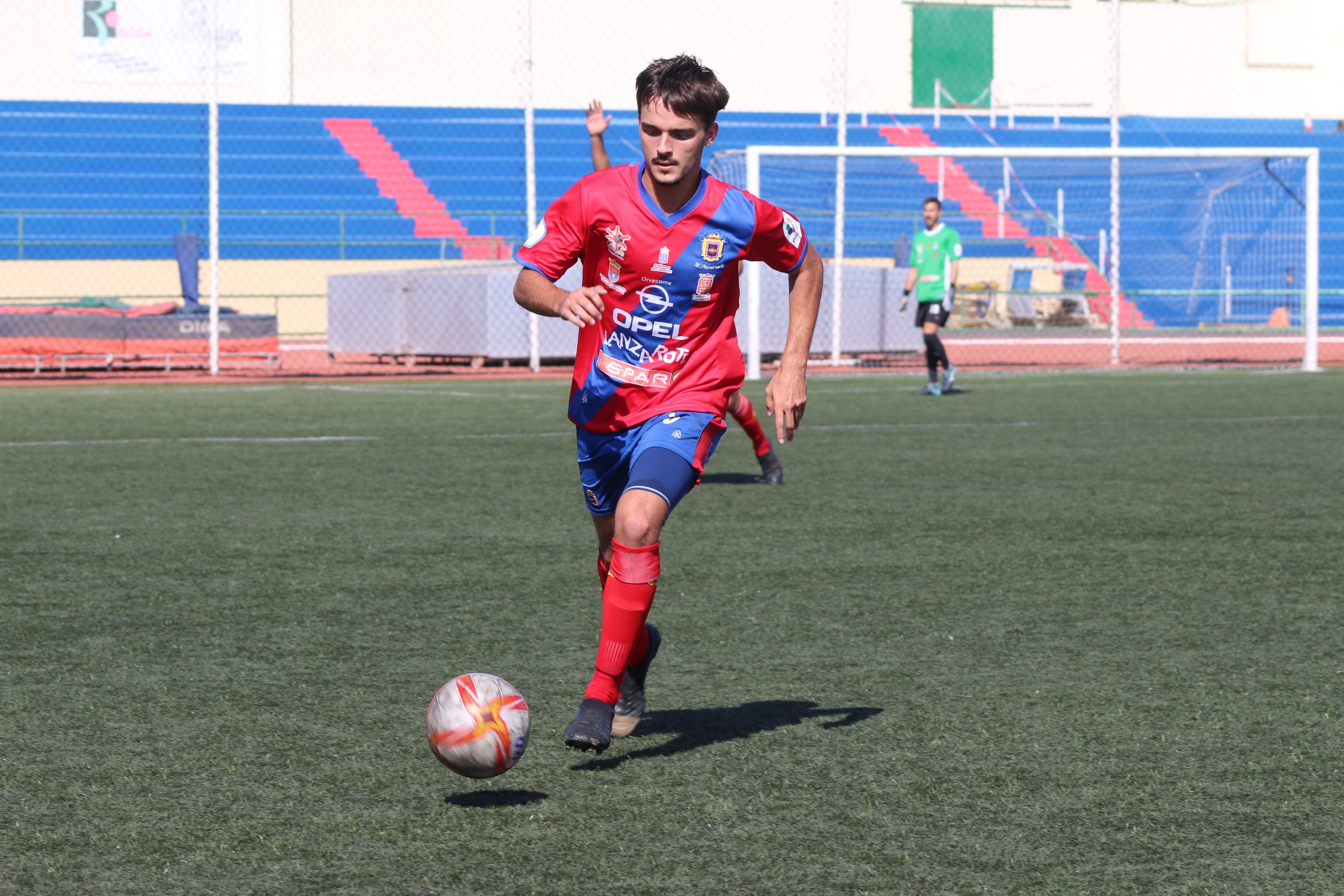 Dani González en su anterior etapa en la UD Lanzarote.