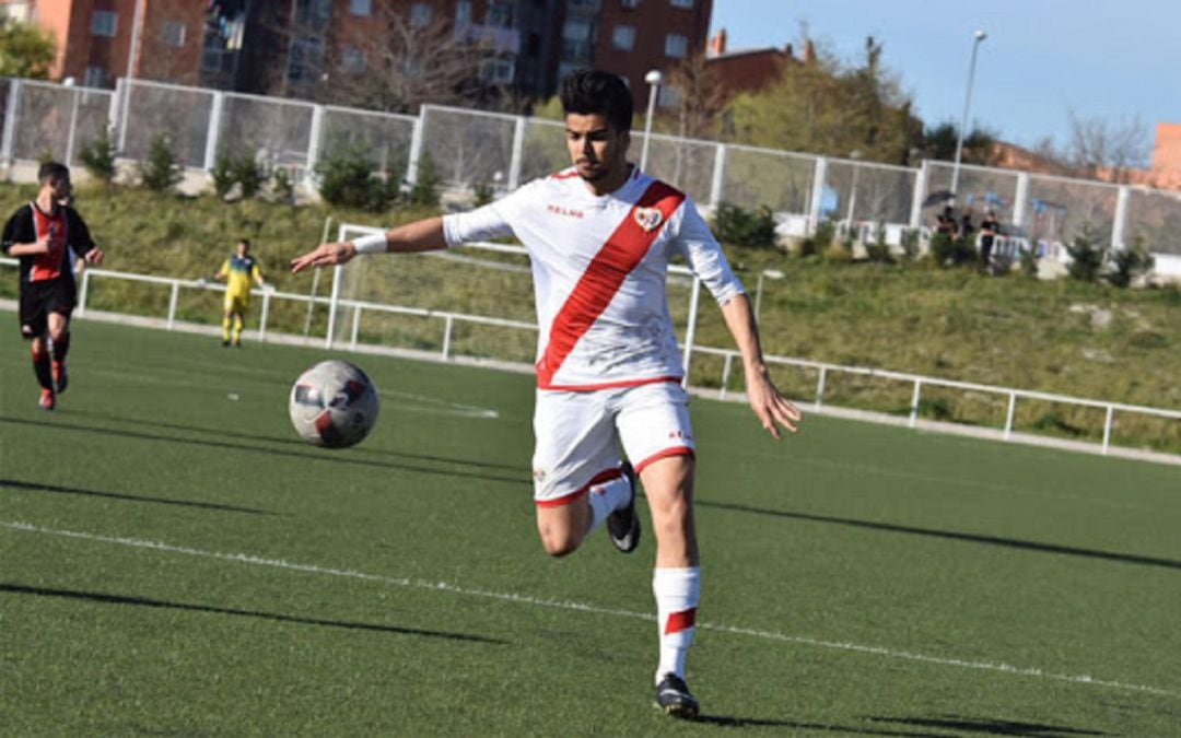 El brasileño Rodrigo Alves en su etapa como jugador del filial del Rayo Vallecano.