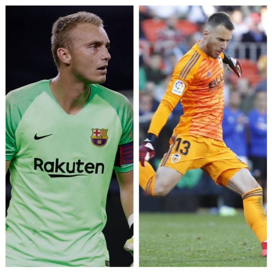 Jasper Cillessen y Neto, protagonista del trueque Barça-Valencia.